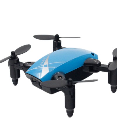 可折叠RC迷你无人机袖珍直升机高清广角多功能遥控四轴飞行器红色