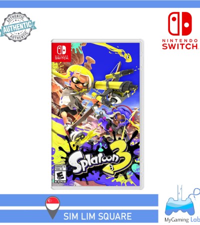 [SG] Nintendo Switch Game Splatoon 3 Bundle with Gun
