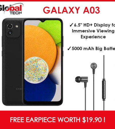 三星Galaxy A03 64GB存储空间（免费耳机）