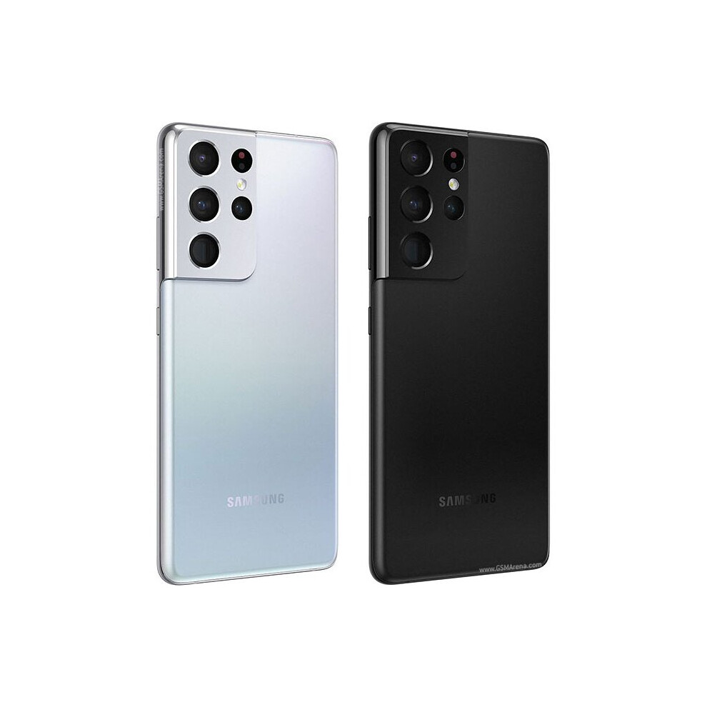 Refurbished (Phantom Black) Samsung Galaxy S21 Ultra 5G Dual Sim | 256GB | 12GB RAM 